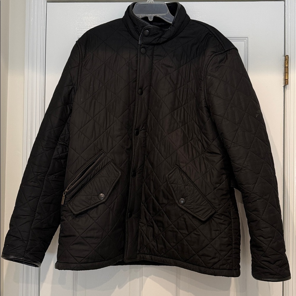 Barbour Black Quilted Men's Jacket